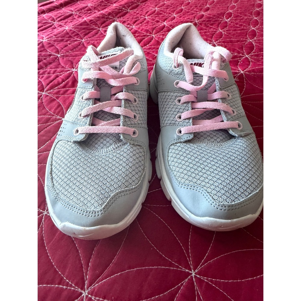Nike Flex Experience RN 4 Gray Pink Athletic Running Shoes Sneakers Womens